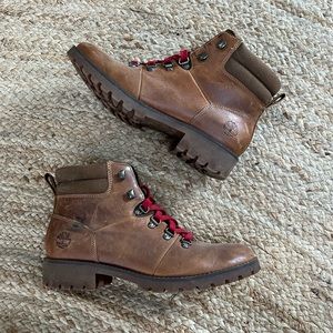 Timberland Wheat Leather Ellendale Hiking Boots